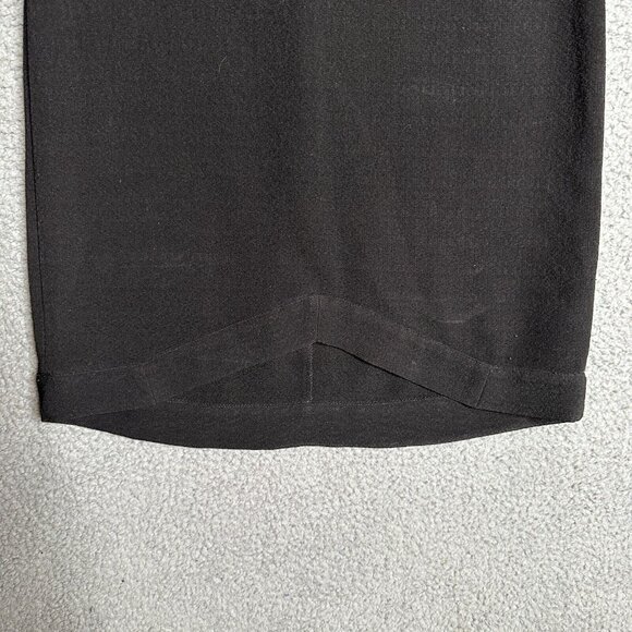 Forever 21 Shift Dress Womens Size Small Black Back Zip Short Sleeve Casual - Picture 5 of 10